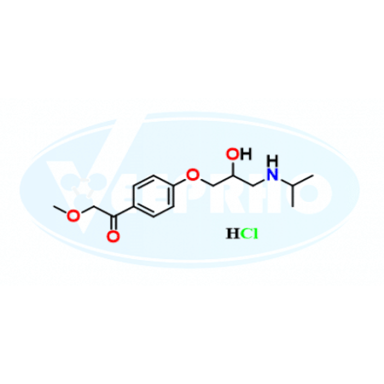 1-[4-[2-Hydroxy-3-[(1-methylethyl)amino]propoxy]phenyl]-2-methoxyethanone Hydrochloride
