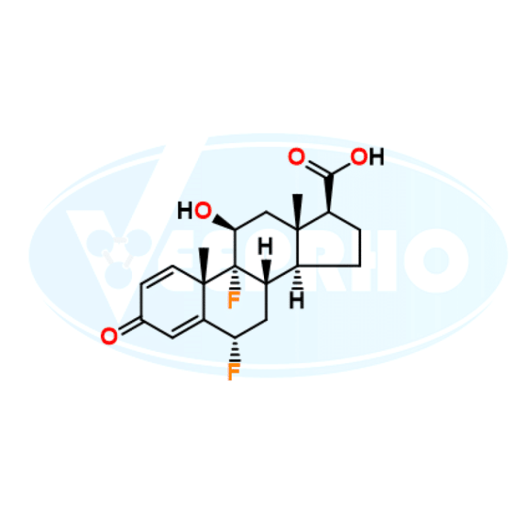 17α,21-Dideoxy-6α,​9α-Difluoroprednisolone