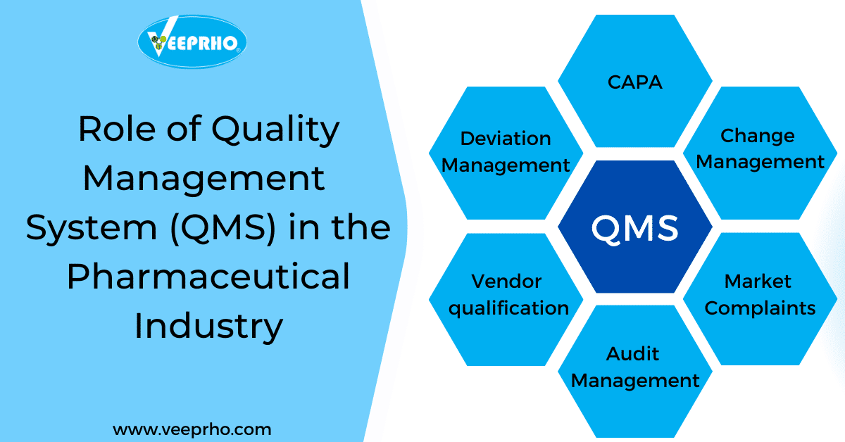 Role of Quality Management system QMS in the Pharmaceutical Industry
