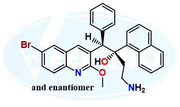 Bedaquiline Impurity 1 (Mixture of Enantiomers) Bedaquiline Impurity 1 (Mixture of Enantiomers)
