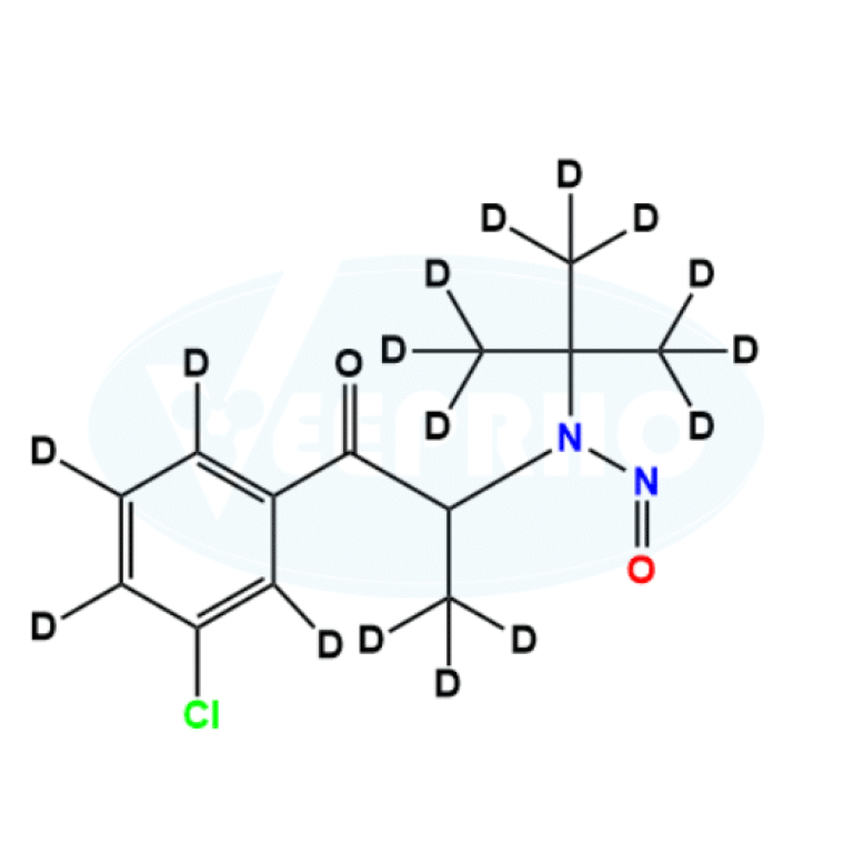 N-(1-(3-chlorophenyl-2,4,5,6-d4)-1-oxopropan-2-yl-3,3,3-d3)-N-(2-(methyl-d3)propan-2-yl-1,1,1,3,3,3-d6)nitrous amide