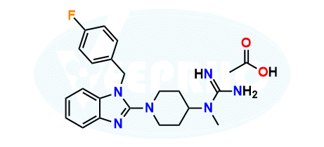 Mizolastine Impurity 3 (Acetate Salt)