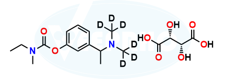 rac-Rivastigmine-D6 Hydrogen Tartrate rac-Rivastigmine-D6 Hydrogen Tartrate