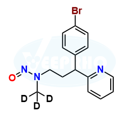 N-Nitroso Desmethyl-Brompheniramine D3 N-Nitroso Desmethyl-Brompheniramine D3